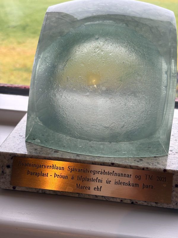 Award for Marea's work with algae